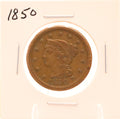 1850 Braided Hair Large Cent