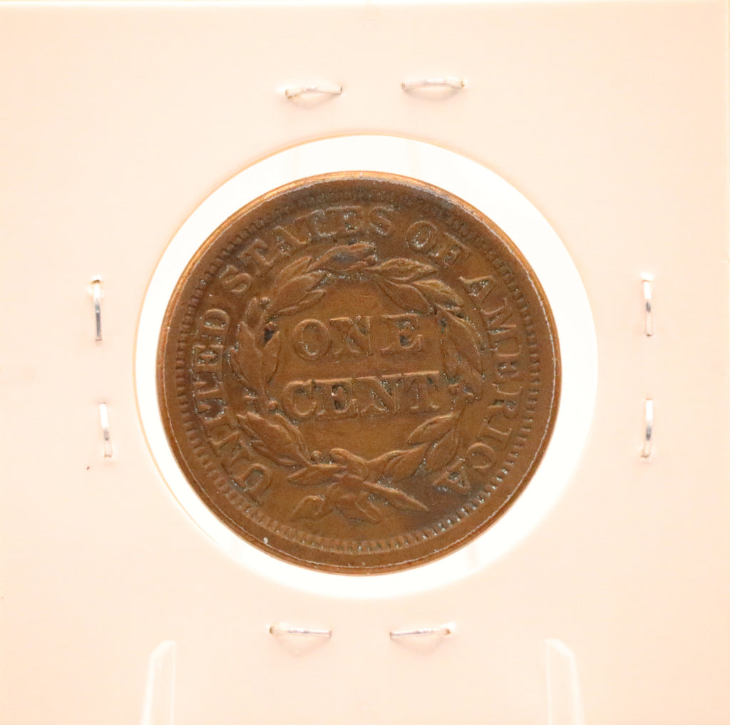 1850 Braided Hair Large Cent
