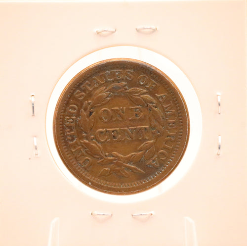 1850 Braided Hair Large Cent