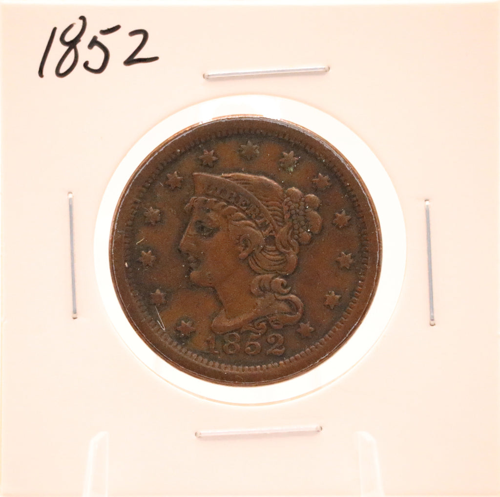 1852 Braided Hair Large Cent