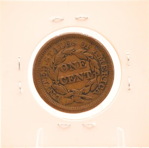 1853 Braided Hair Large Cent