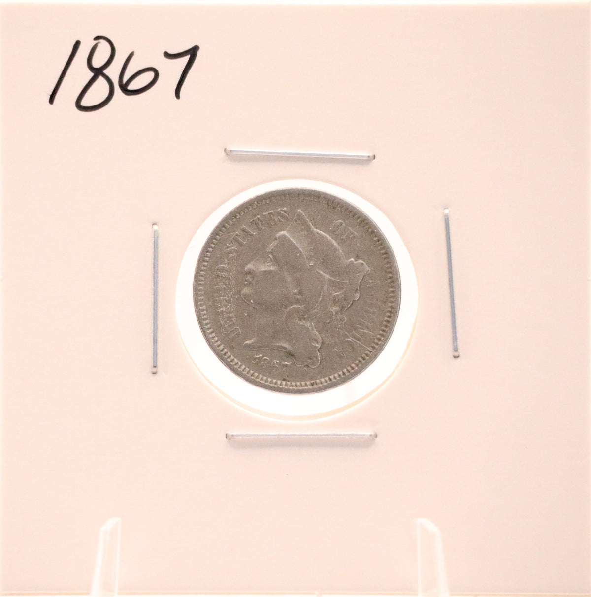 1867 3 Cent Nickel