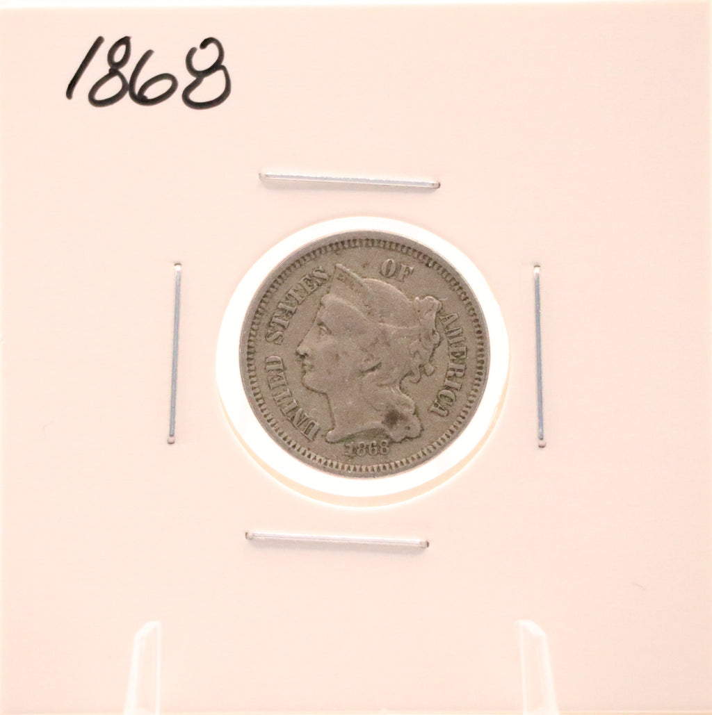 1868 3 Cent Nickel