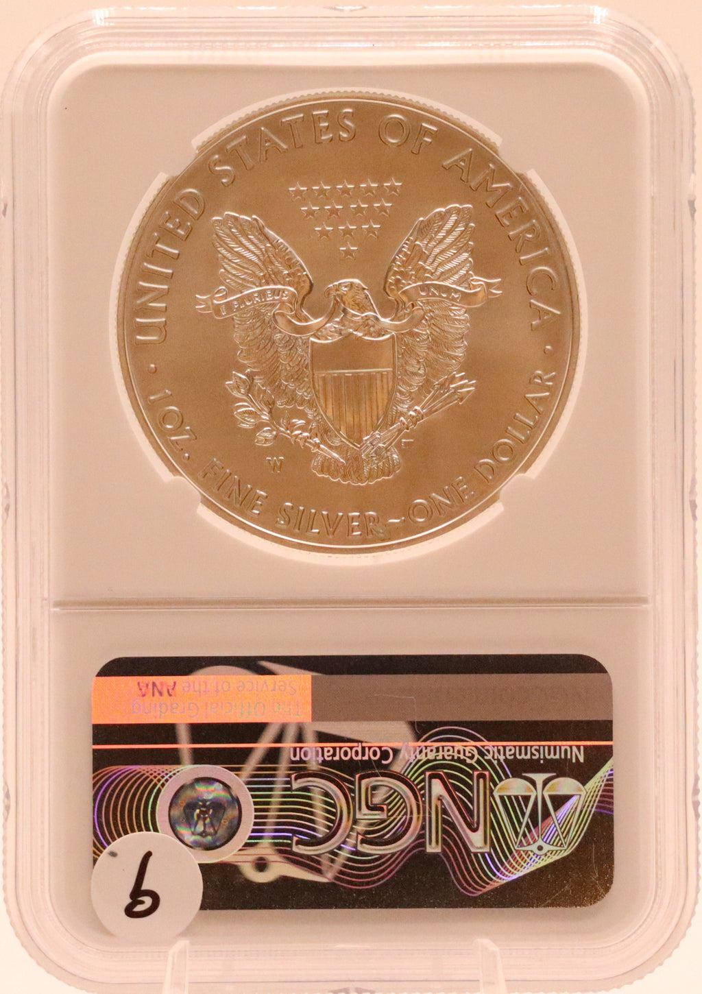 2019-W Burnished Silver Eagle Early Release NGC MS69