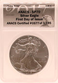 2017-W American Silver Eagle First Day Issue ANACS SP70