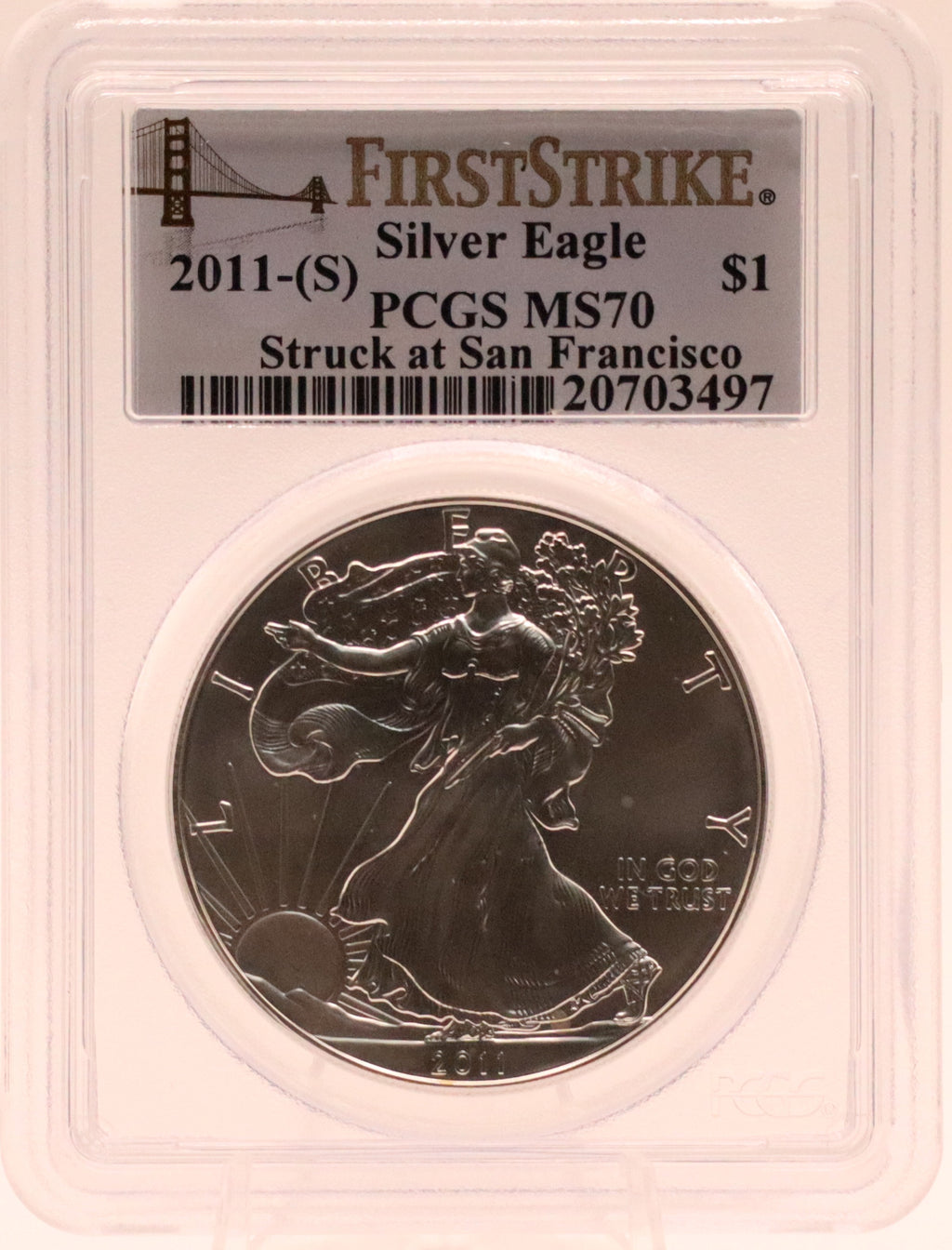 2011 (S) American Silver Eagle First Strike