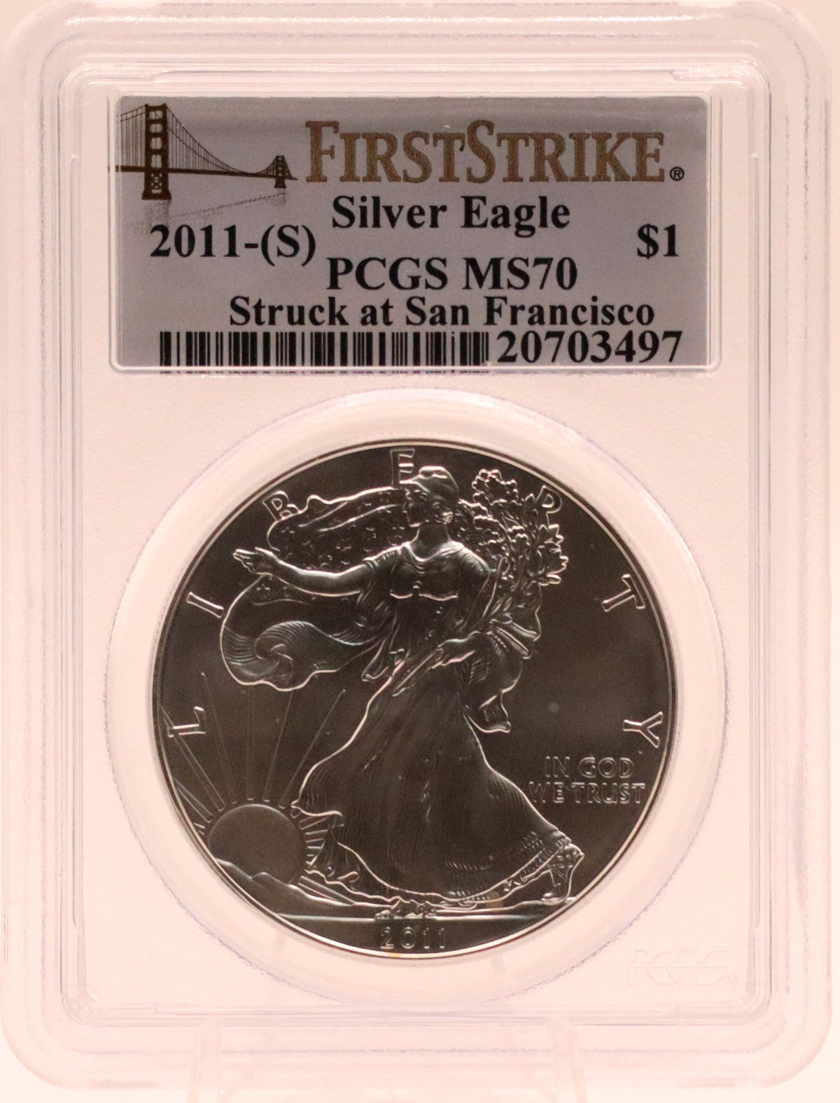 2011 (S) American Silver Eagle First Strike