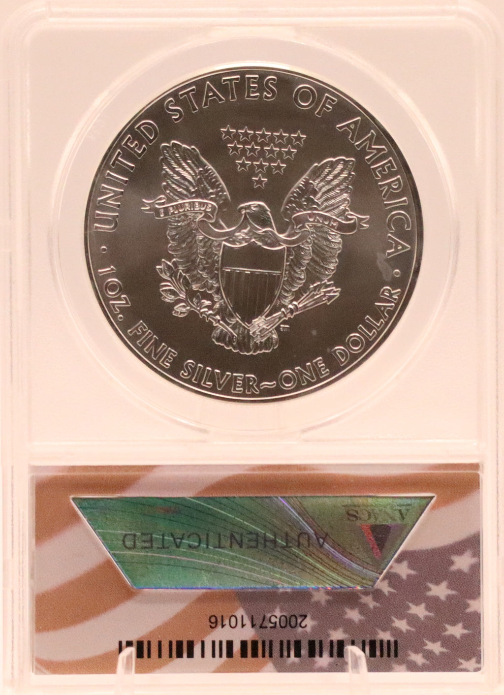 2012 American Silver Eagle ANACS MS70