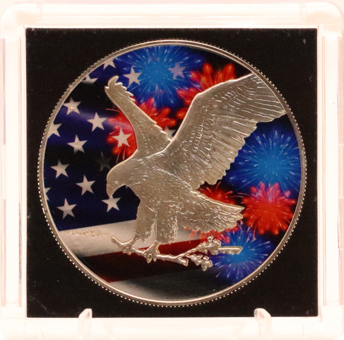 2025 American Flag Silver Eagle / Eagle Privy / with COA