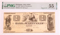 1800's Michigan Bank of Washtenaw $1 note PMG 55