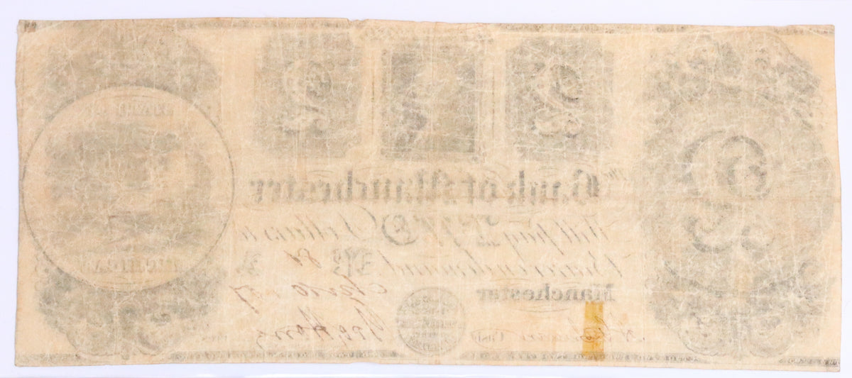 1837 Bank of Manchester $2 note