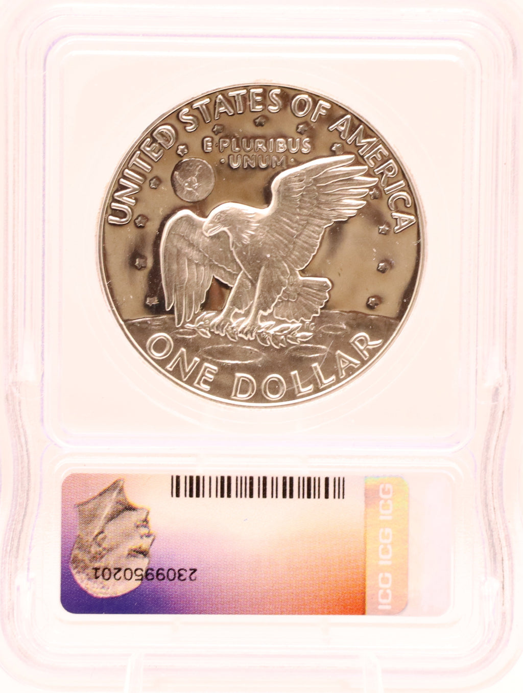 1974-S Ike Dollar ICG PR69+DCAM Silver Proof