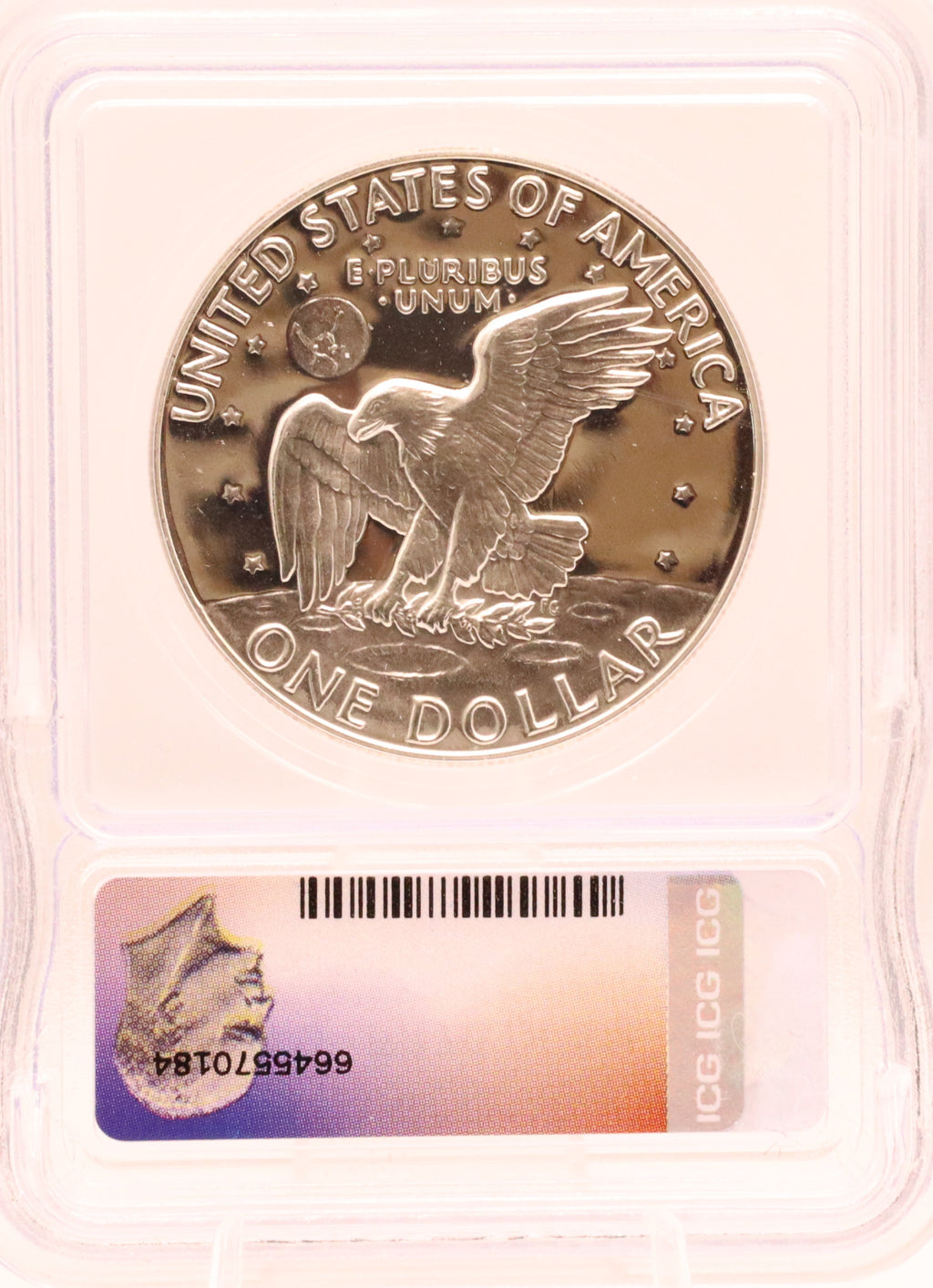 1974-S Ike Dollar ICG PR70 DCAM