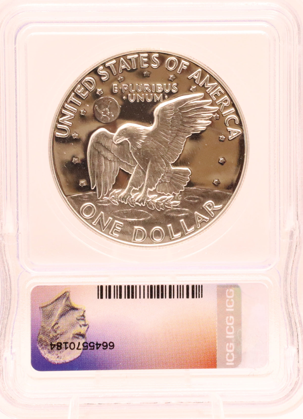 1974-S Ike Dollar ICG PR70 DCAM
