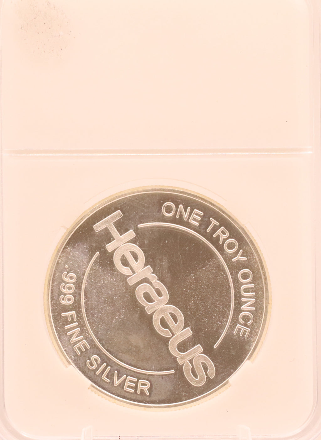 Heraeus .999 1oz Silver Round