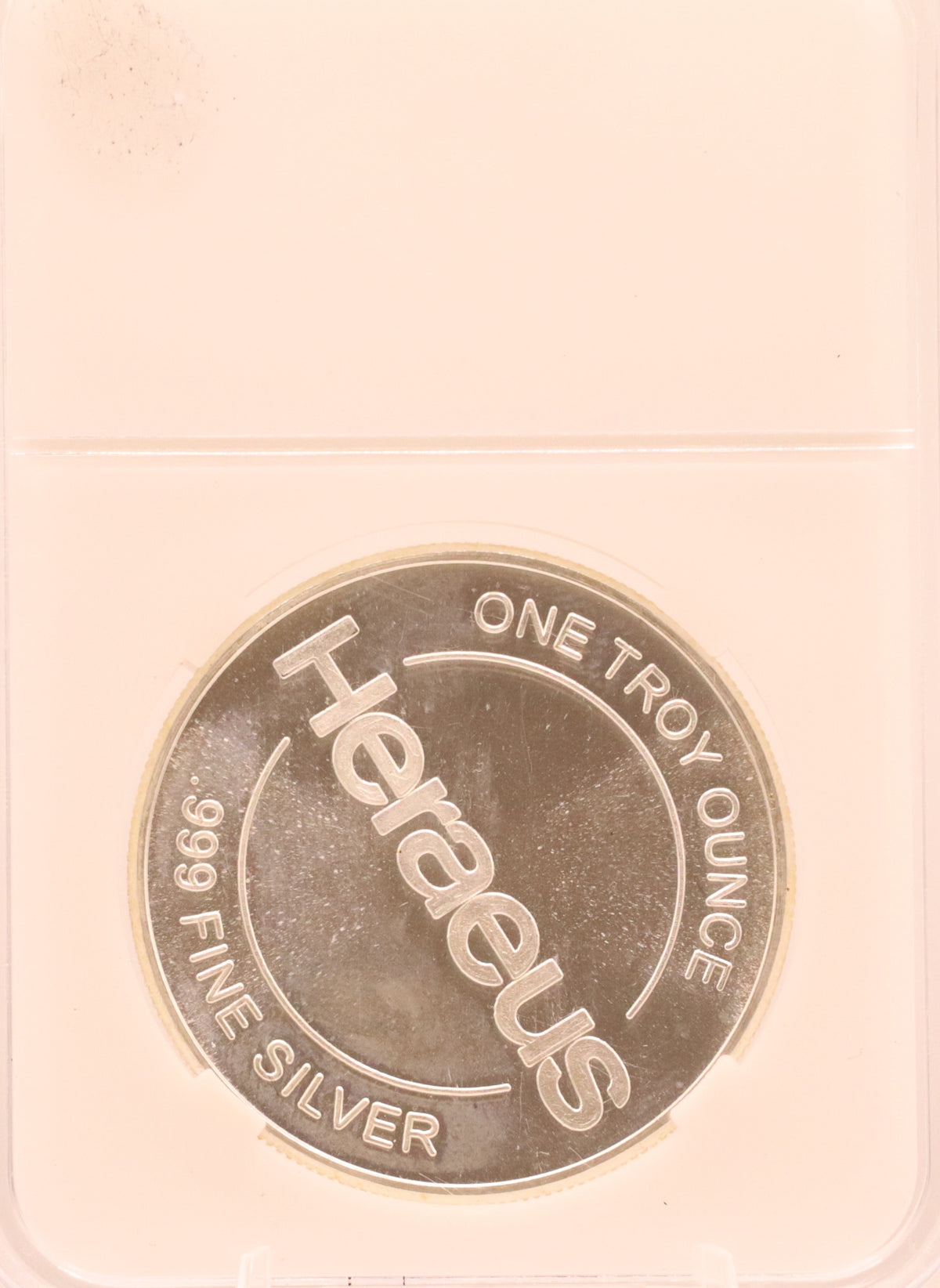 Heraeus .999 1oz Silver Round