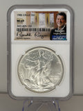 1986 American Silver Eagle (Reagan Legacy Series)