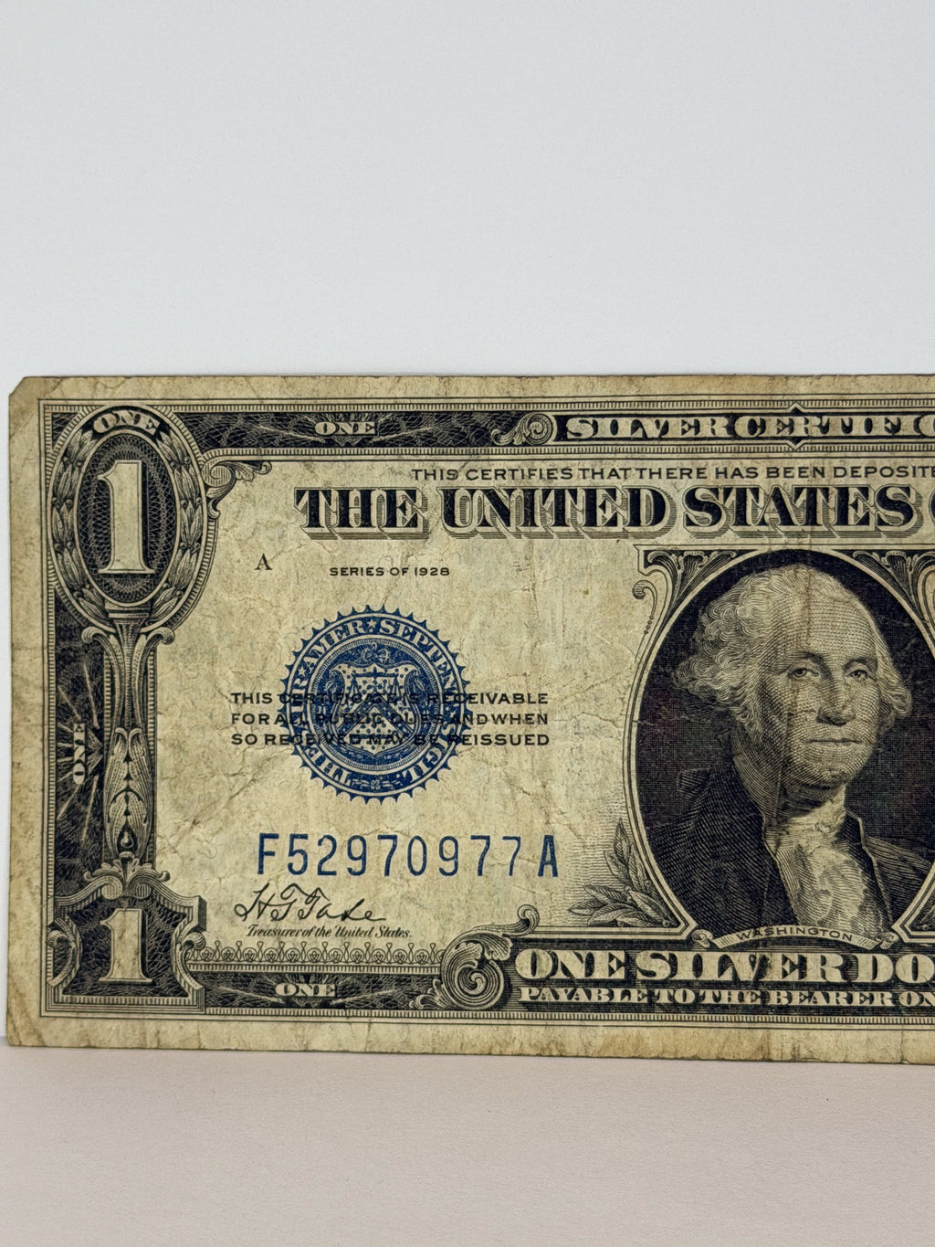 1928 $1 Silver Certificate