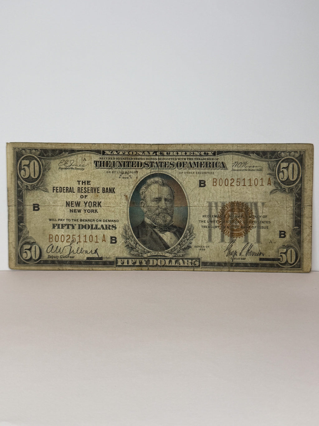 Federal reserve Bank of New York $50 Note