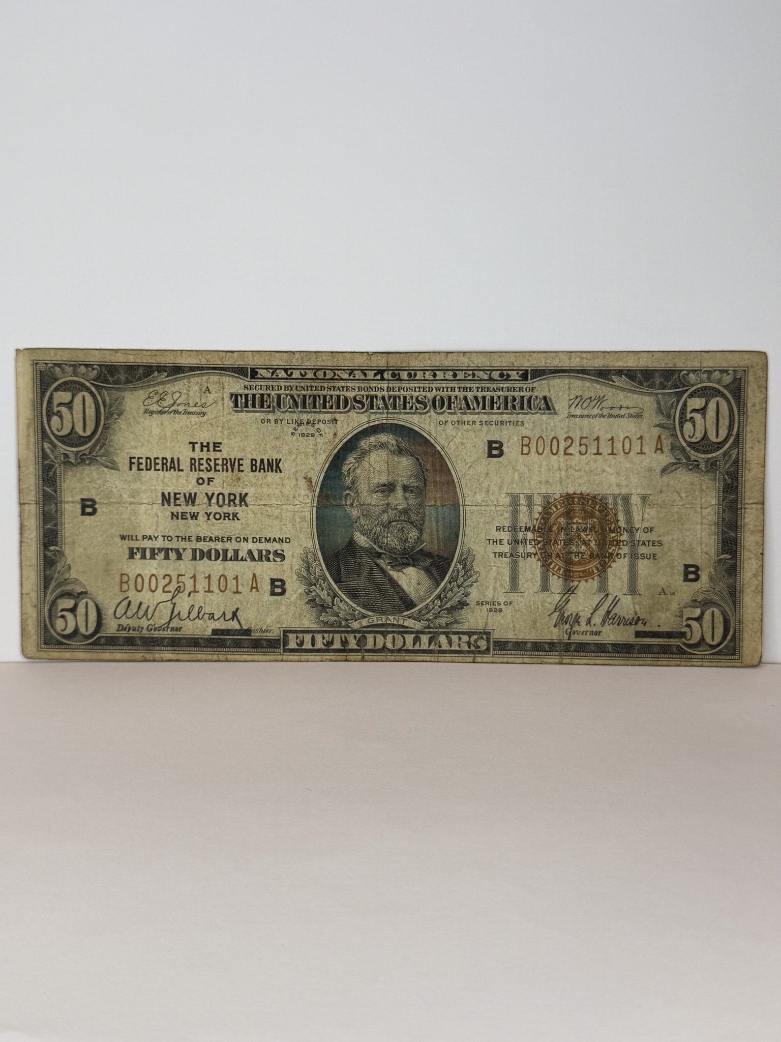 Federal reserve Bank of New York $50 Note