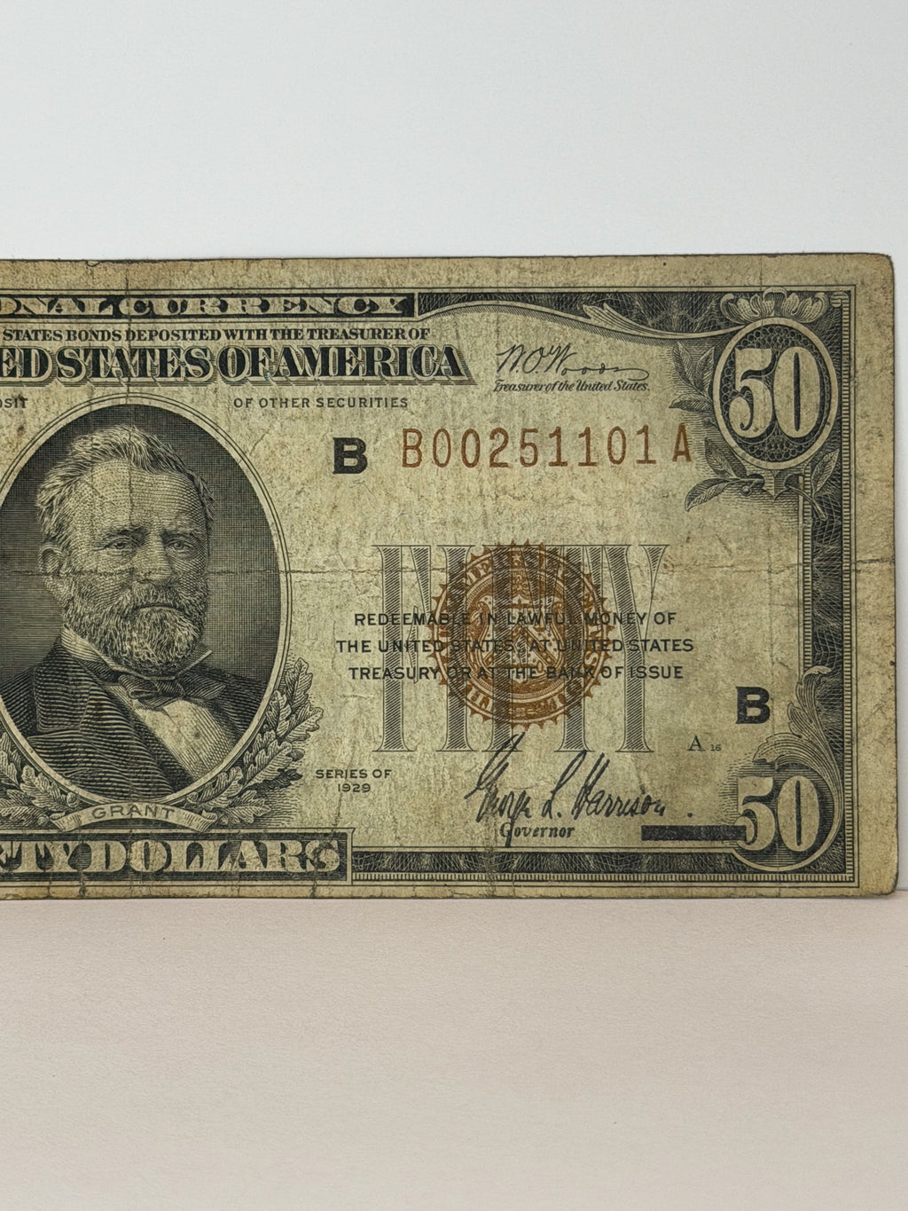 Federal reserve Bank of New York $50 Note