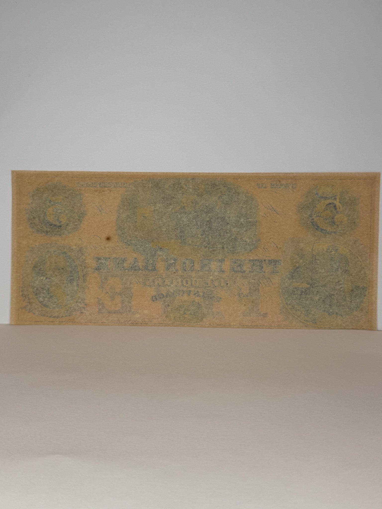 1800's Connecticut $5 Note