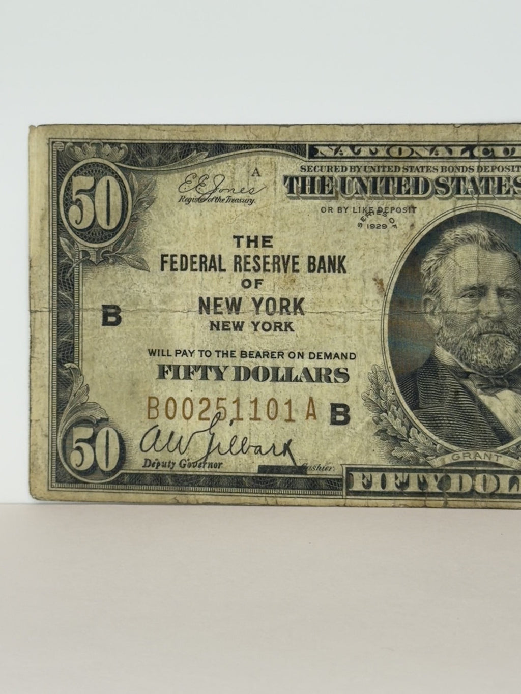 Federal reserve Bank of New York $50 Note