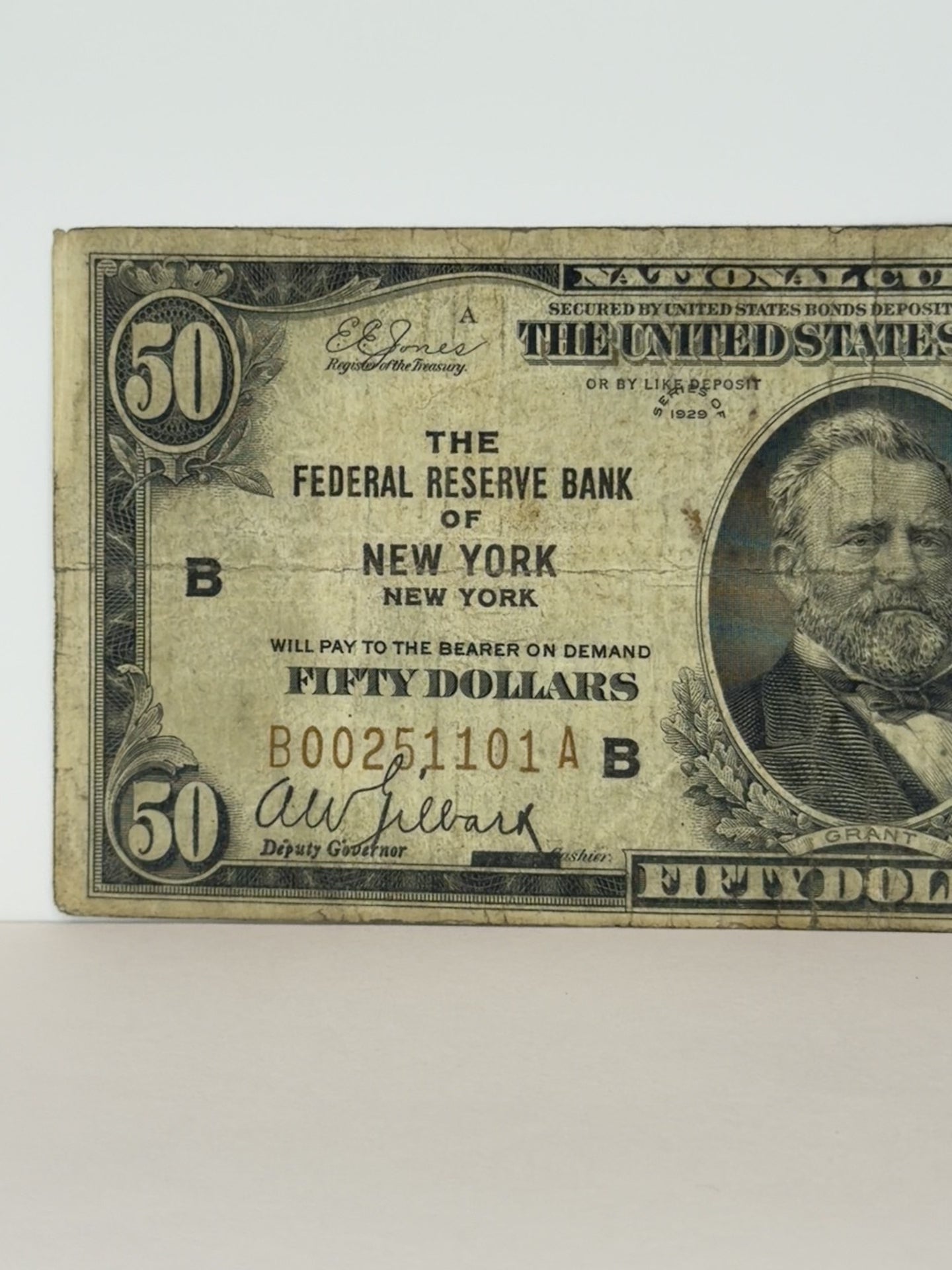 Federal reserve Bank of New York $50 Note